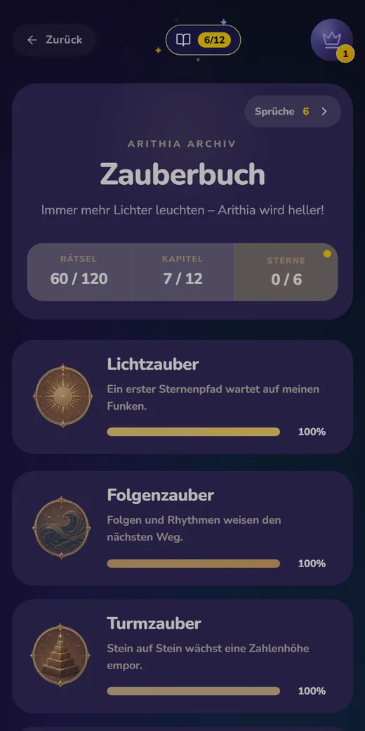 Arithia – KI-gestützte Entwicklung eines Kinder-Lernspiels – Screenshot 1